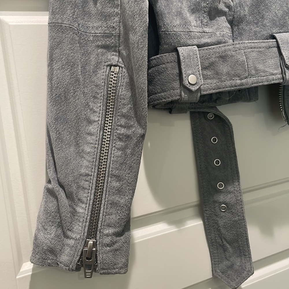 Suede Moto Jacket - image 6